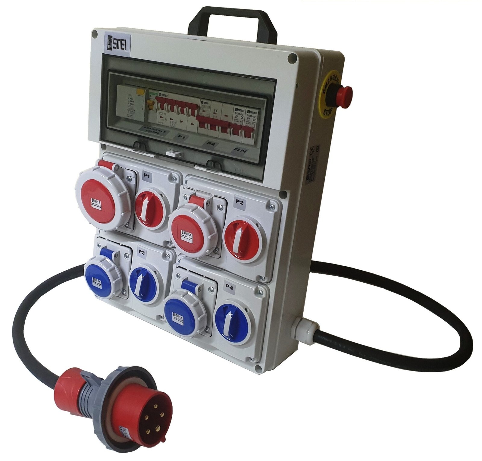 Quadro Elettrico Serie Portable Box interbloccate – QPI2M1T1TN32/P/E